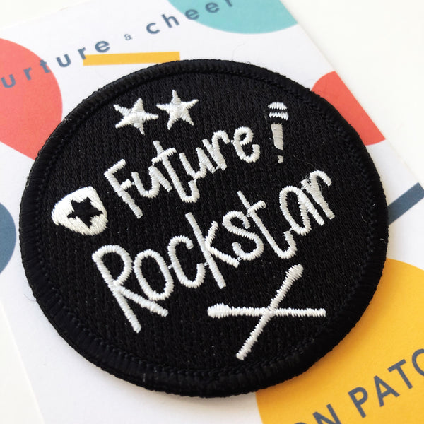 Future Rockstar Iron-on Patch - Nurture and Cheer