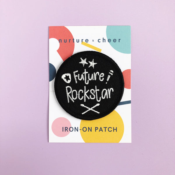 Future Rockstar Iron-on Patch - Nurture and Cheer