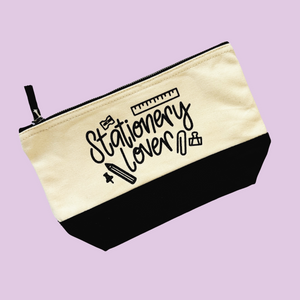 Stationery Lover Two Tone Pouch